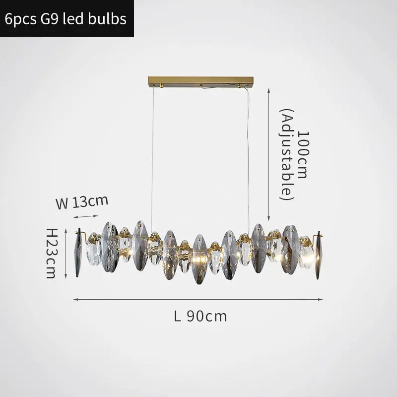 Wave Design Modern Crystal Chandelier ChandeliersLife®