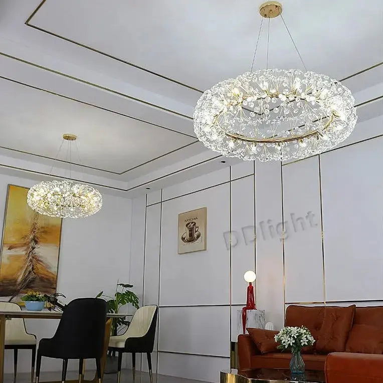 Gold Luxury Circular Chandelier ChandeliersLife®
