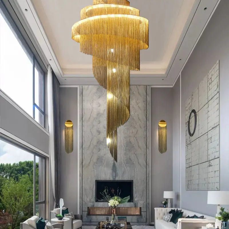 Luxury Tassel Chain Chandelier