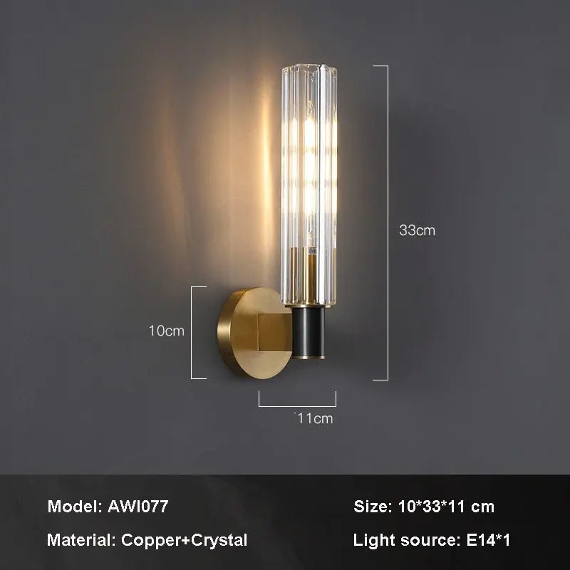 Postmodern Designer Brass LED Wall Lamp ChandeliersLife®