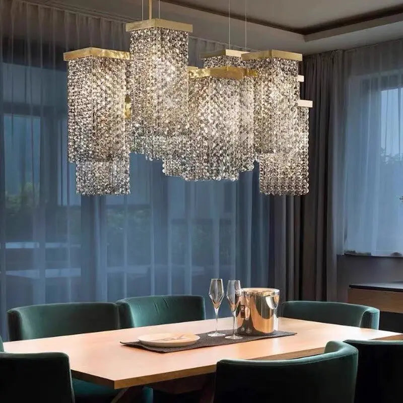 Italian Smoky Crystal Contemporary Chandelier ChandeliersLife®