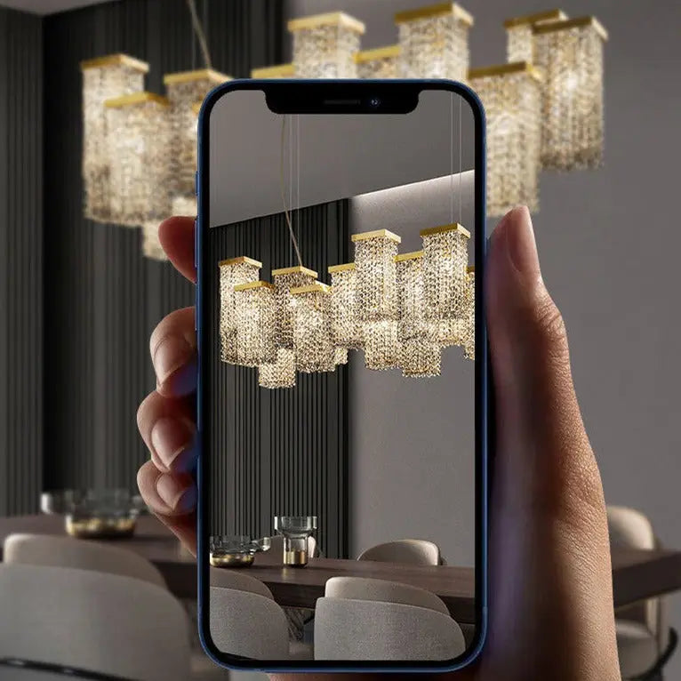 Italian Smoky Crystal Contemporary Chandelier ChandeliersLife®