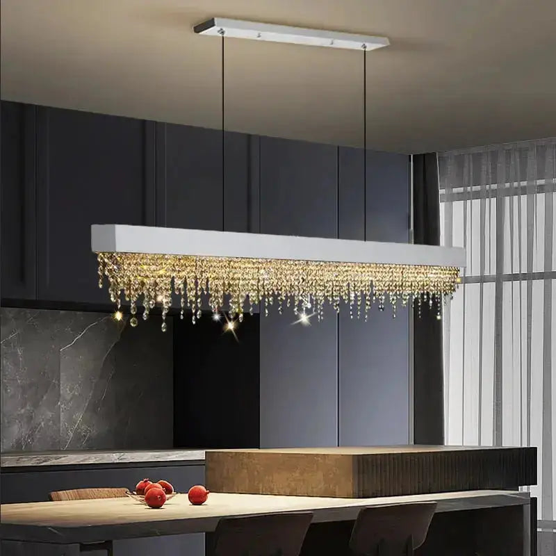 Rectangle Modern Crystal Chandelier ChandeliersLife®