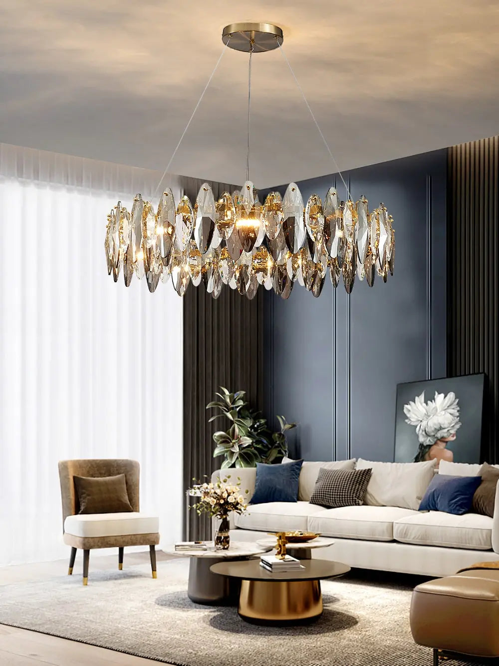 Luxury Modern Hanging Crystal Chandelier ChandeliersLife®