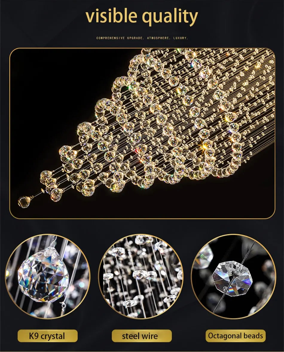 Modern Dropcrystal Chandelier ChandeliersLife®