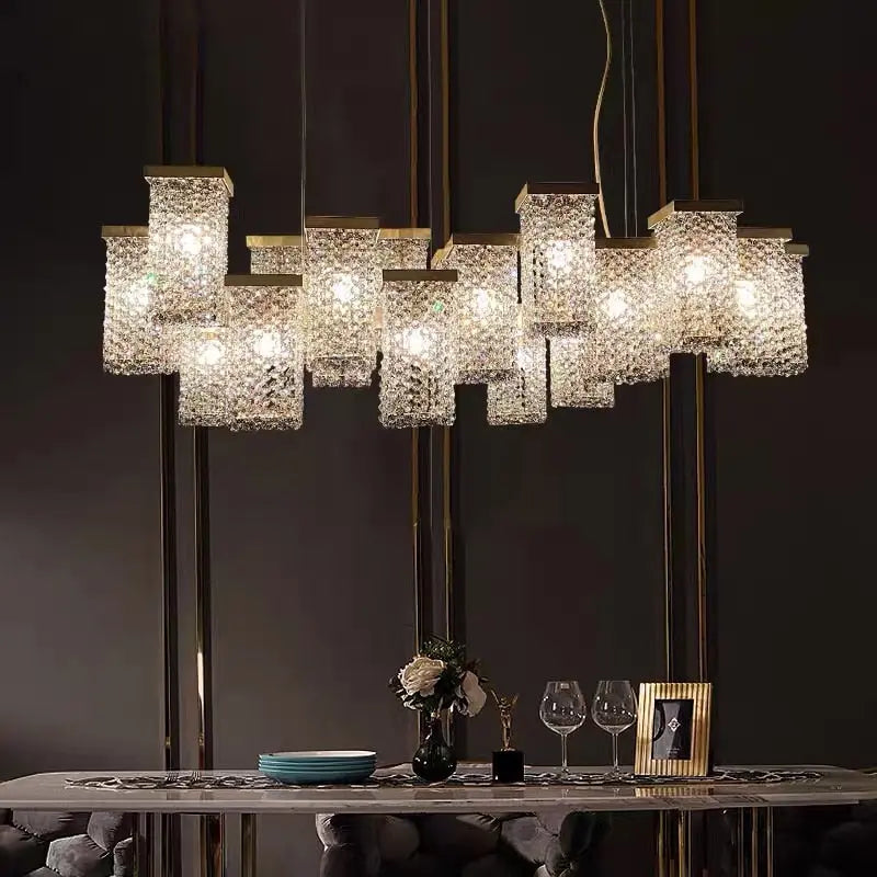 Italian Smoky Crystal Contemporary Chandelier ChandeliersLife®