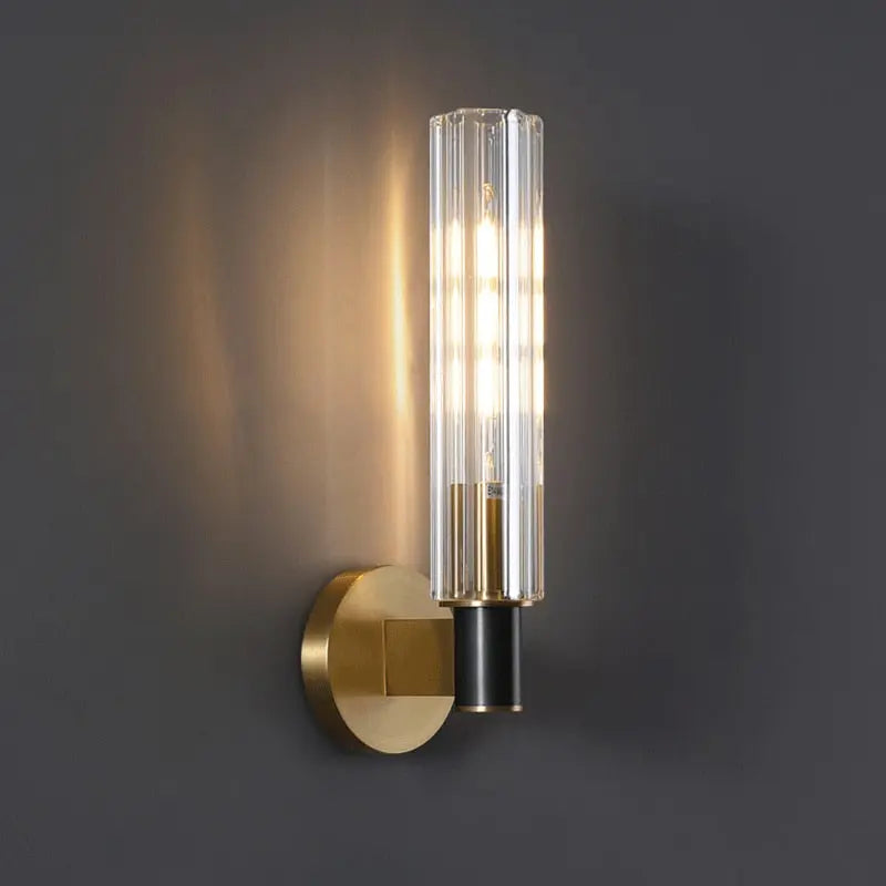 Postmodern Designer Brass LED Wall Lamp