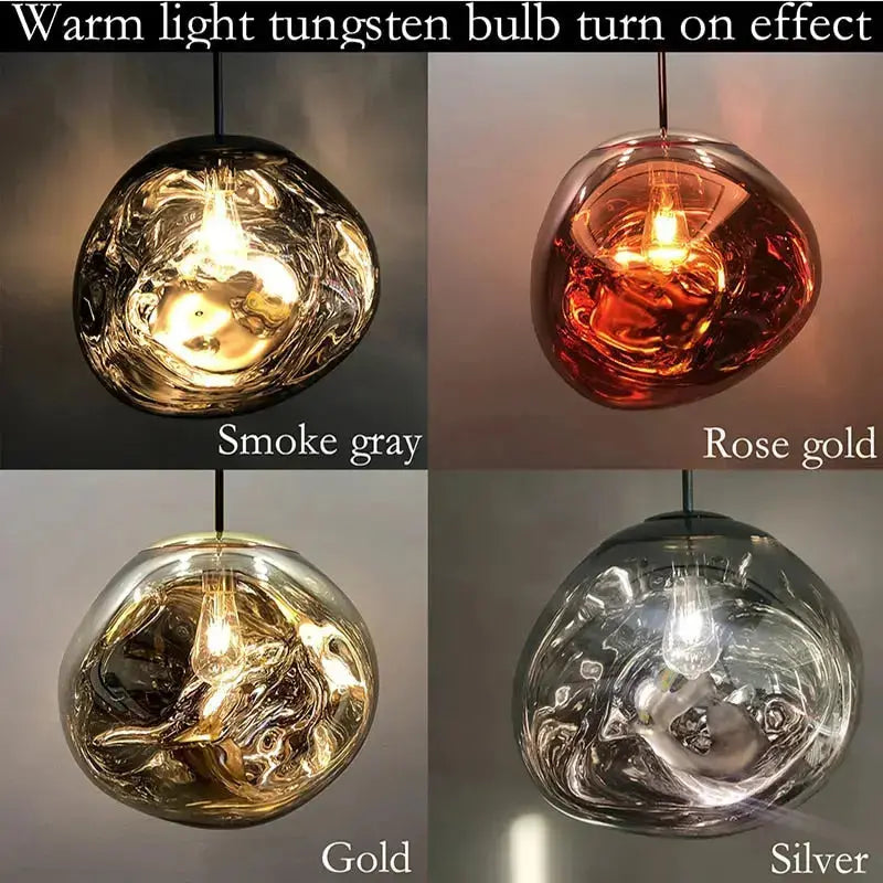 Nordic Lava Pendant Lights - Silver ChandeliersLife®