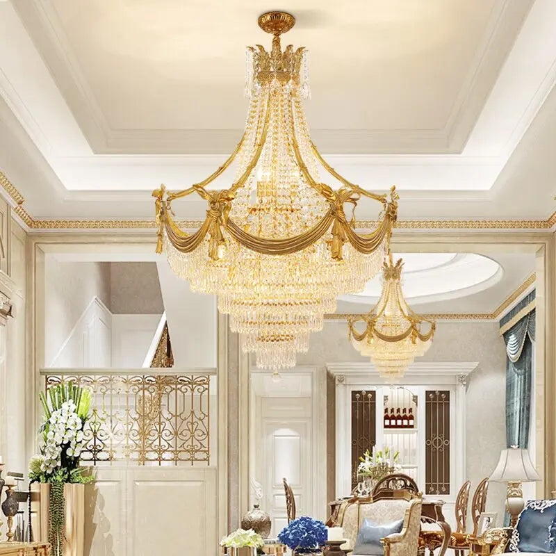 Crown Shape Crystal Chandelier ChandeliersLife®