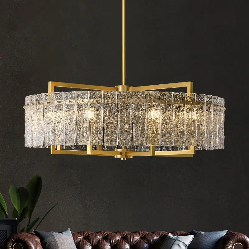 Water Ripple Handmade Glass Chandelier ChandeliersLife®