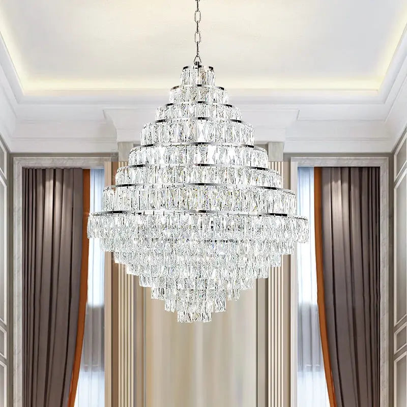 Villa Hollow Duplex Building Chandelier ChandeliersLife®