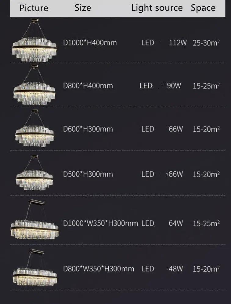 Modern Luxury Decor Crystal Lustre ChandeliersLife®