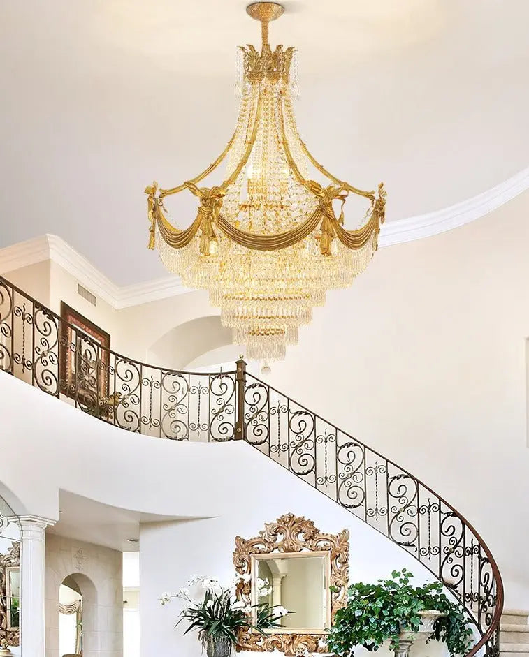 Crown Shape Crystal Chandelier ChandeliersLife®