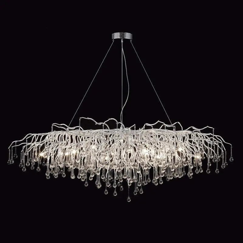 Raindrop Chrome Luxury Chandelier ChandeliersLife®