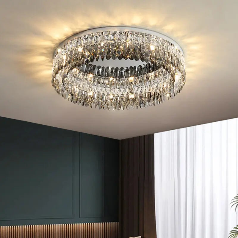 High-End Round Ceiling Chandelier