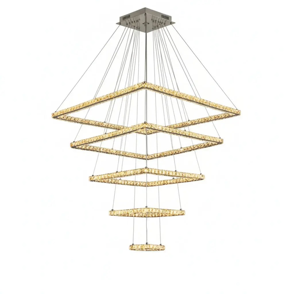 Modern Crystal Square Pendant Light ChandeliersLife®