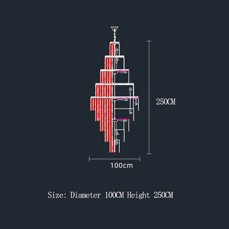 Decorative High Ceiling  Chandelier ChandeliersLife®