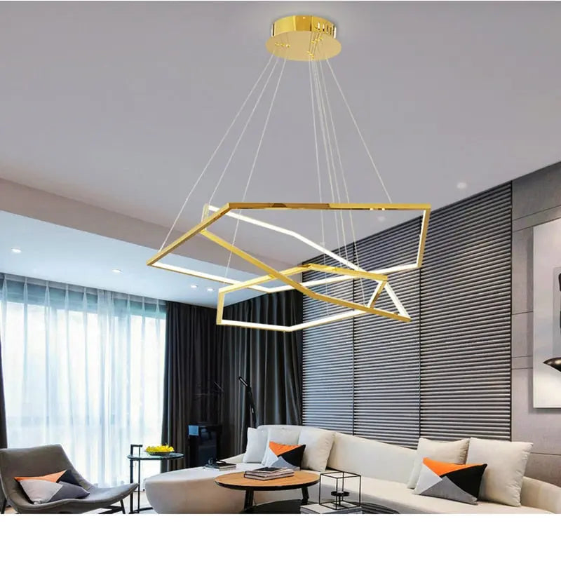 New Post-Modern Luxury Gold Chandelier ChandeliersLife®