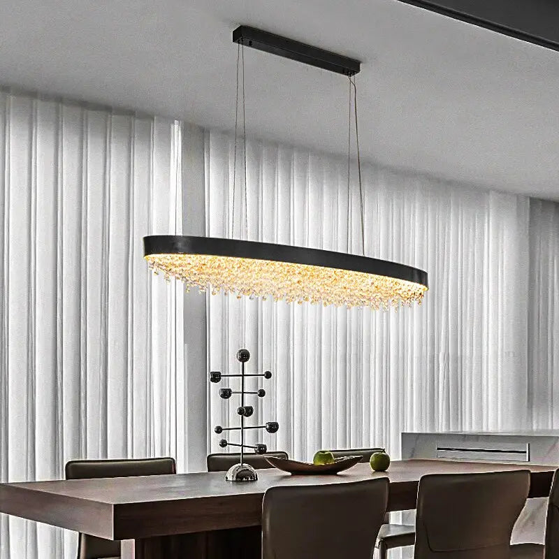 Modern Dining Room Crystal Chandelier