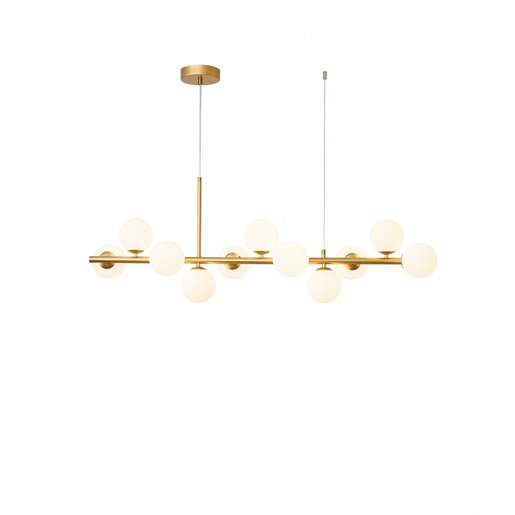 Modern Long Dining Room Chandeliers Glass Ball ChandeliersLife®