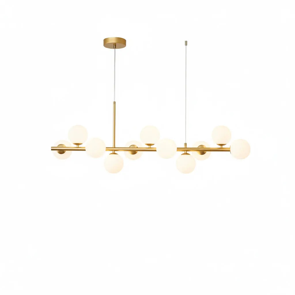 Modern Long Dining Room Chandeliers Glass Ball ChandeliersLife®