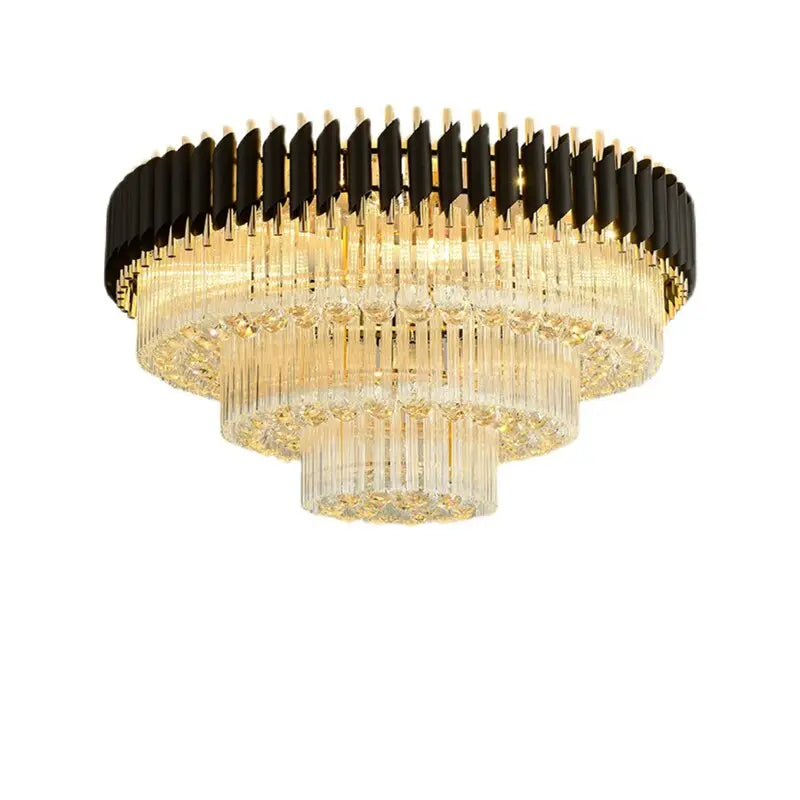 Round Crystal Designer Ceiling Chandelier ChandeliersLife®