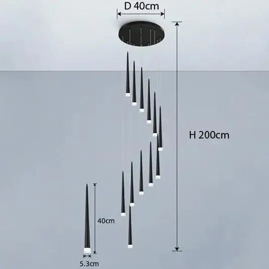 Long Stair Chandelier ChandeliersLife®