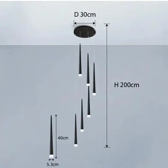 Long Stair Chandelier ChandeliersLife®