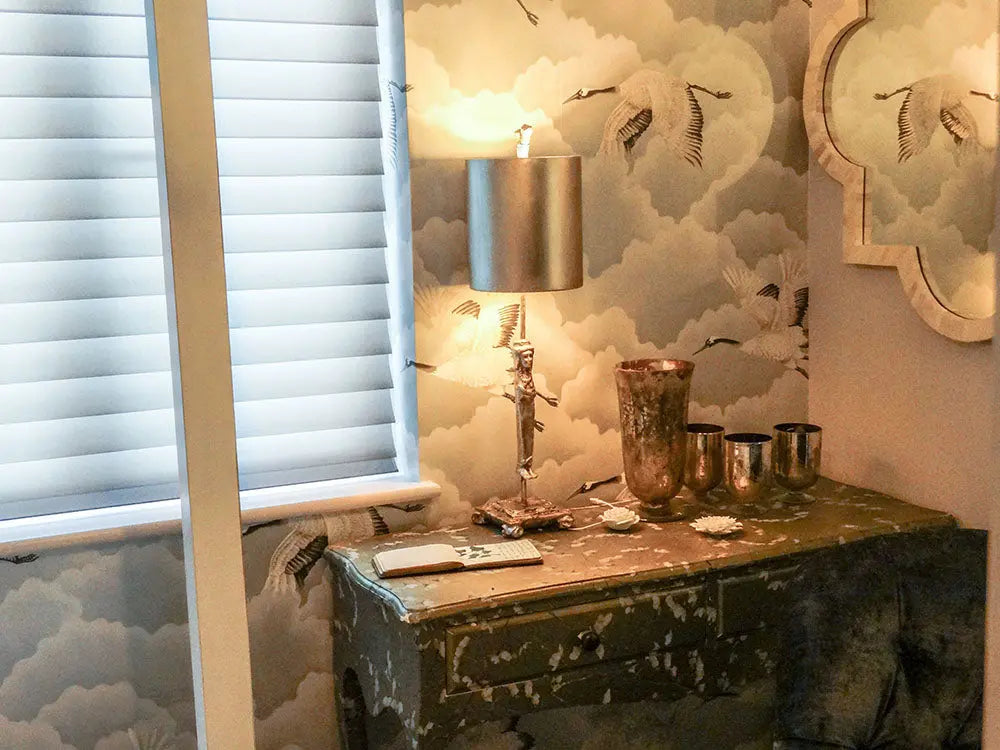 Caryatid Table Lamp - Silver Elstead Lighting