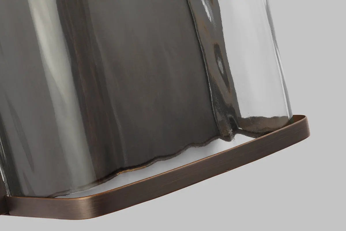 Bennie 1 Light Large LED Wall Light - Antique Bronze Elstead Lighting