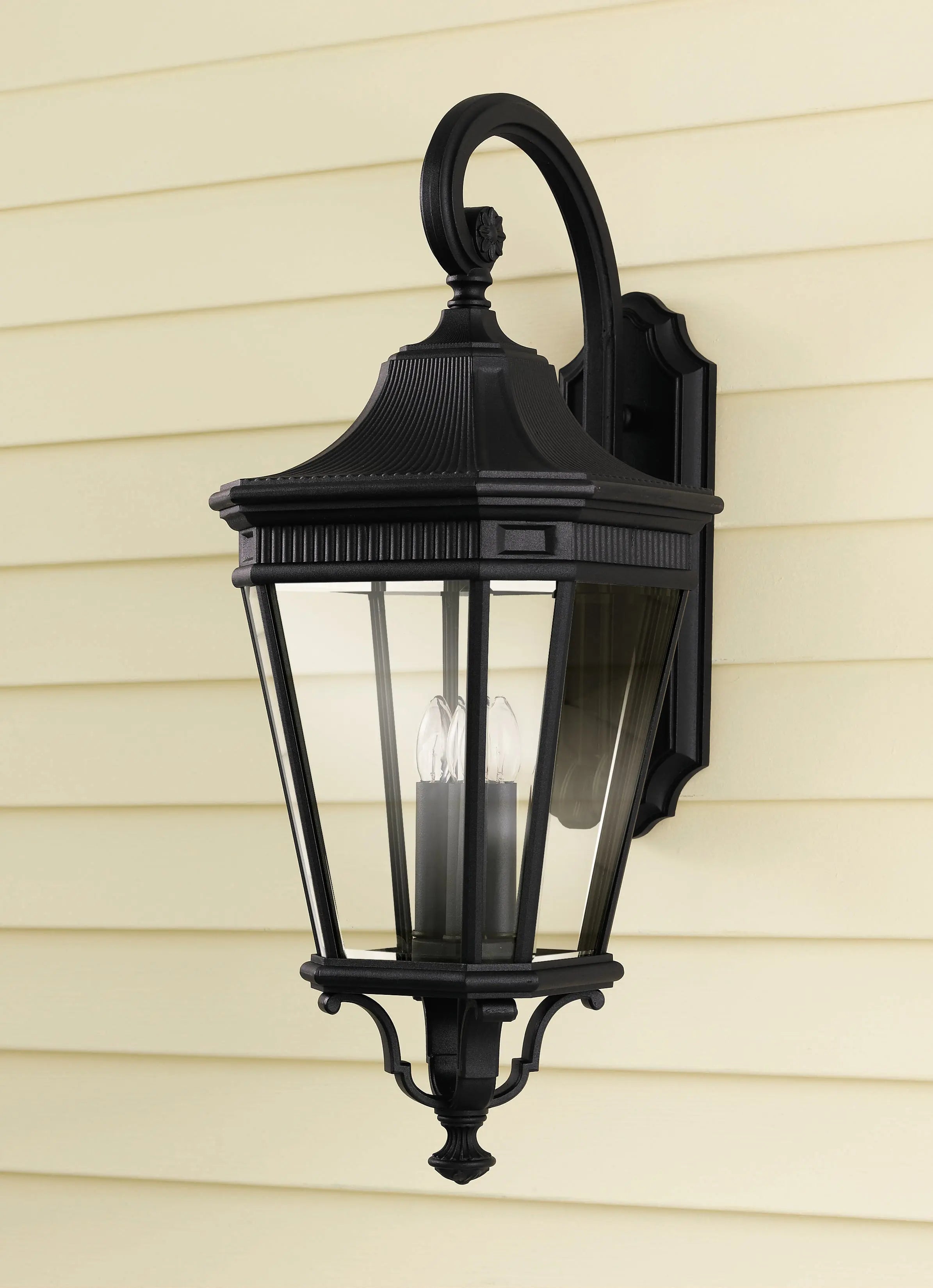 Cotswold Lane Wall Lantern - Black Elstead Lighting