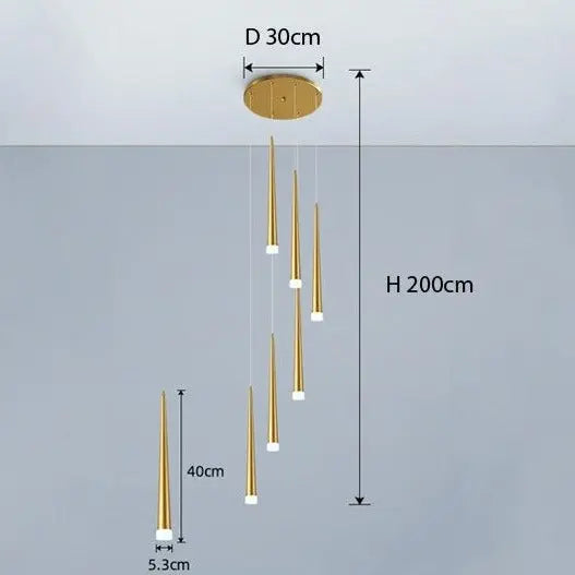 Long Stair Chandelier ChandeliersLife®