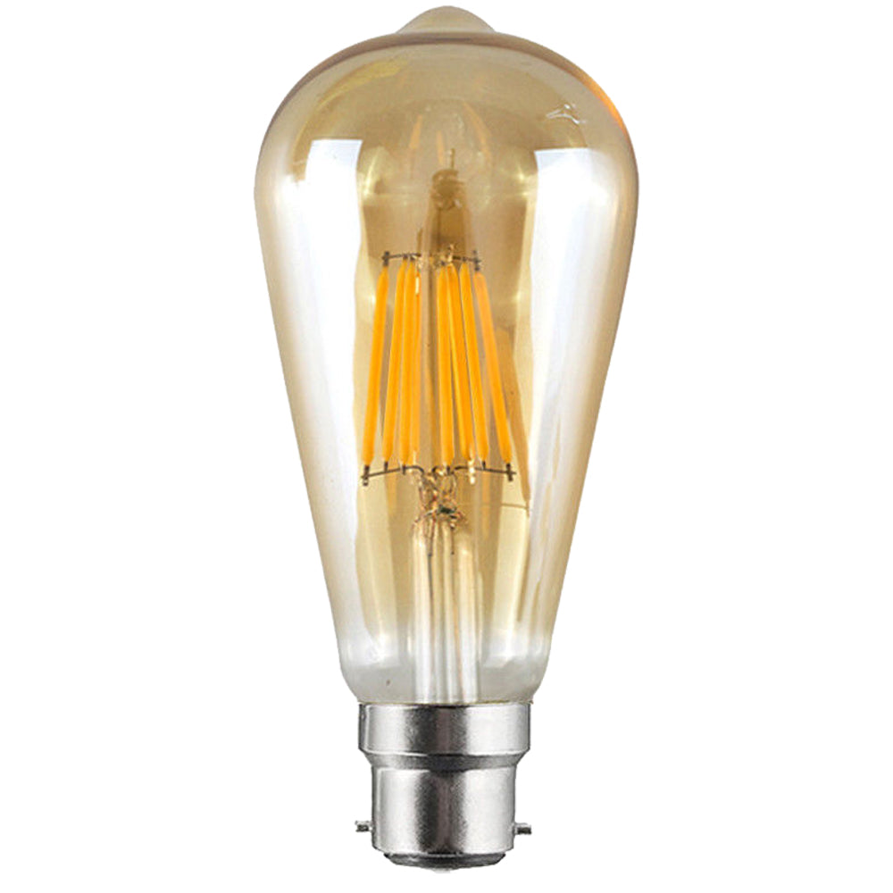 8W Dimmable Retro LED Filament Bulbs