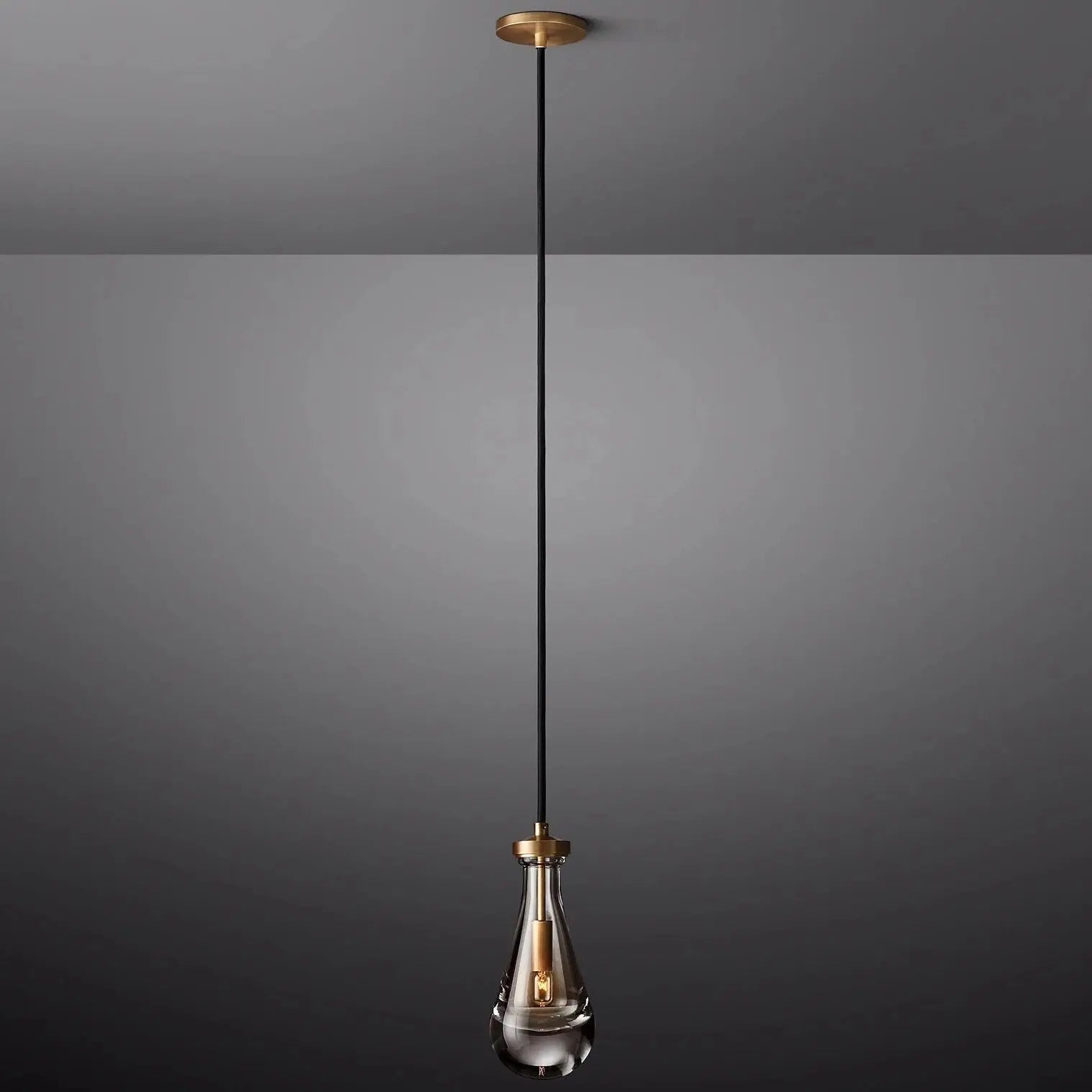 alison berger glassworks _ RAIN ROUND CHANDELIER
