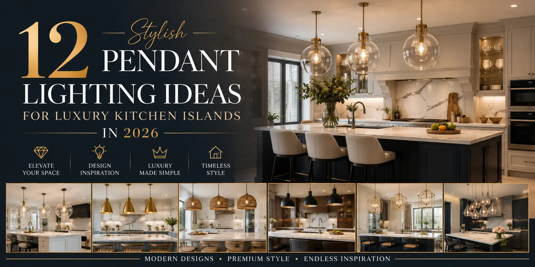 12 Stylish Pendant Lighting Ideas for Luxury Kitchen Islands in 2026 ChandeliersLife®