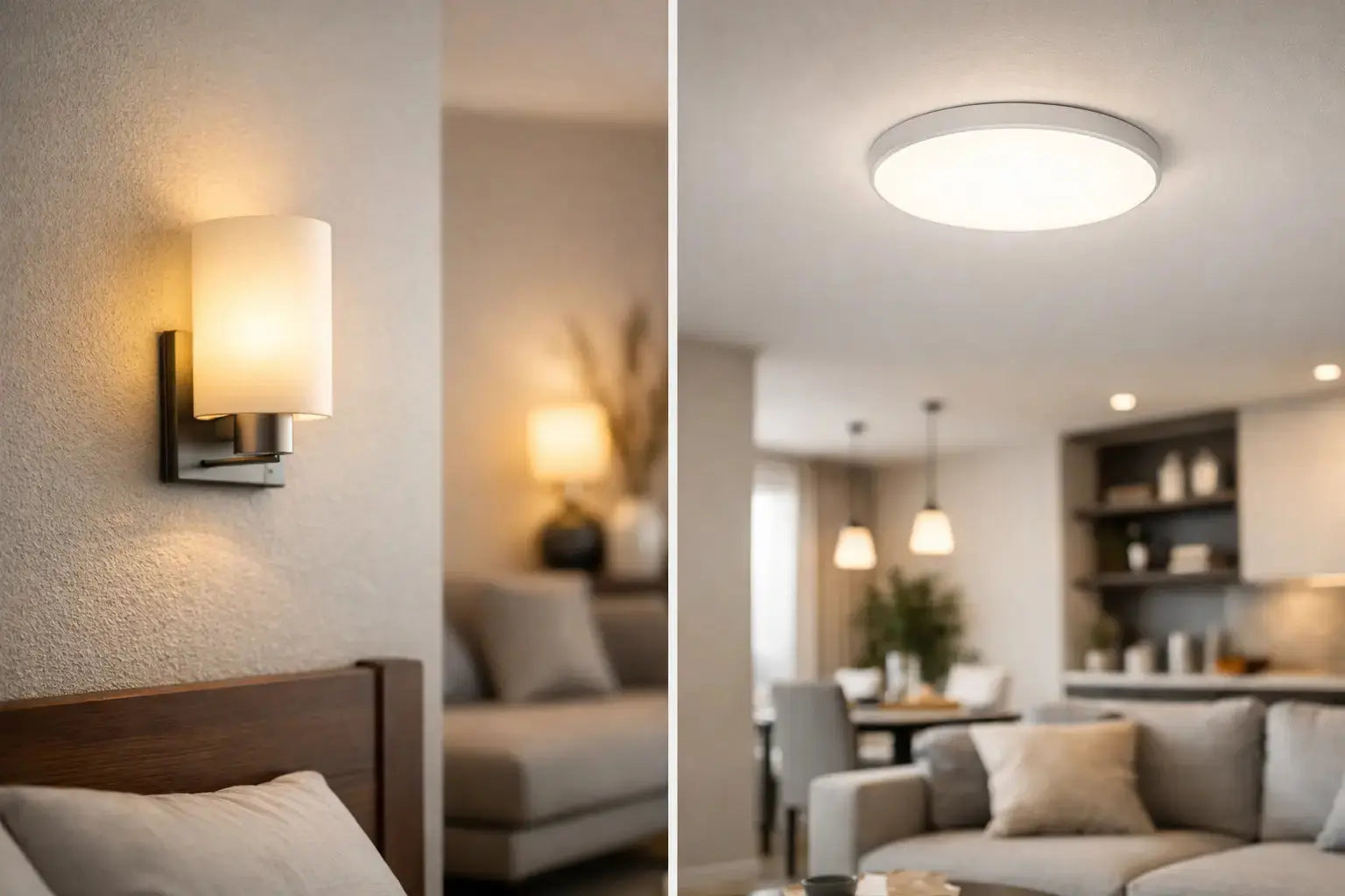 Wall Lights vs Ceiling Lights for Every Room