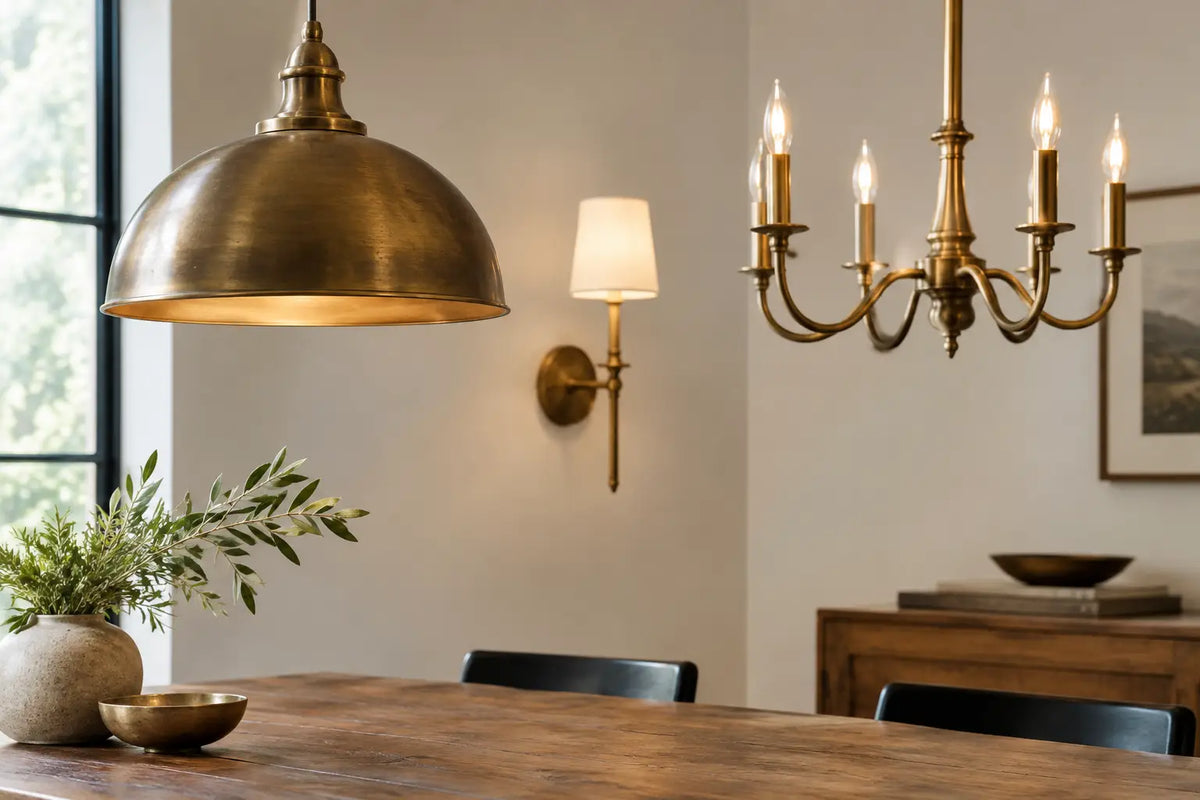 How to Choose Antique Brass Lighting