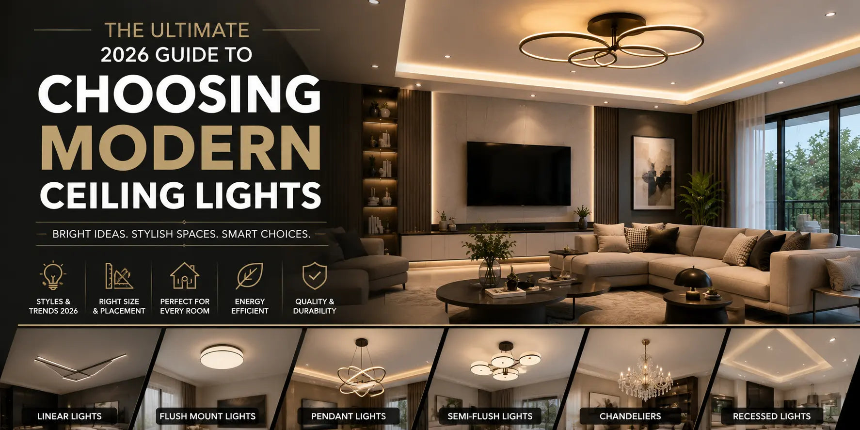 The Ultimate 2026 Guide to Choosing Modern Ceiling Lights