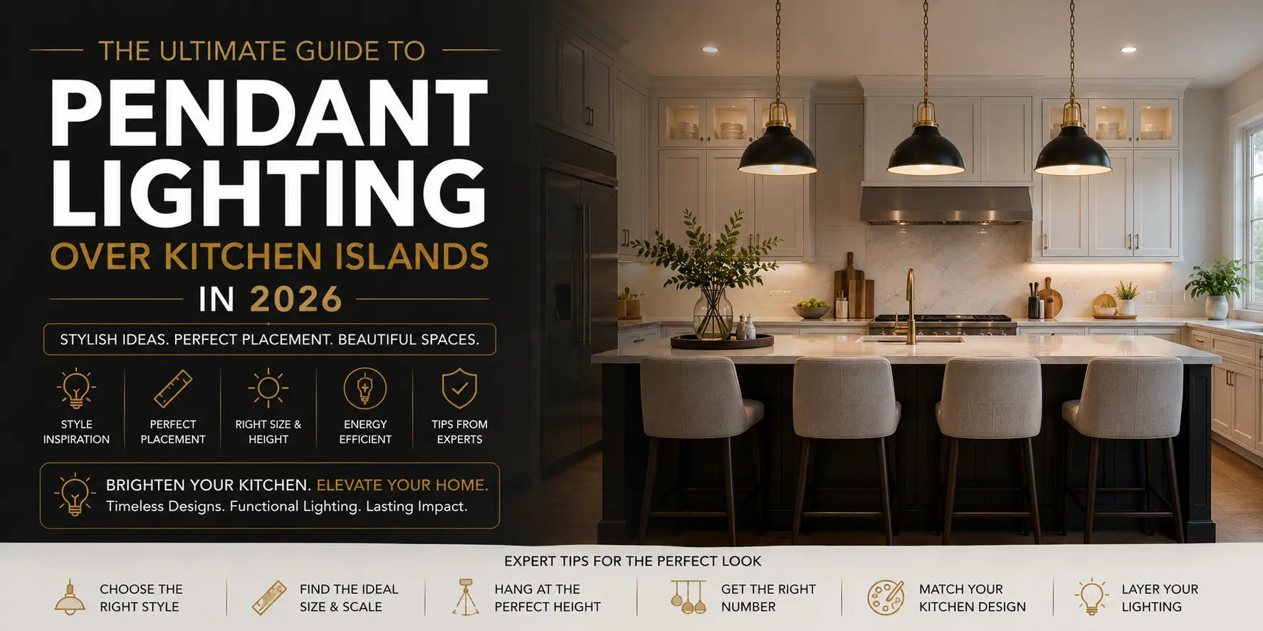 The Ultimate Guide to Pendant Lighting Over Kitchen Islands in 2026