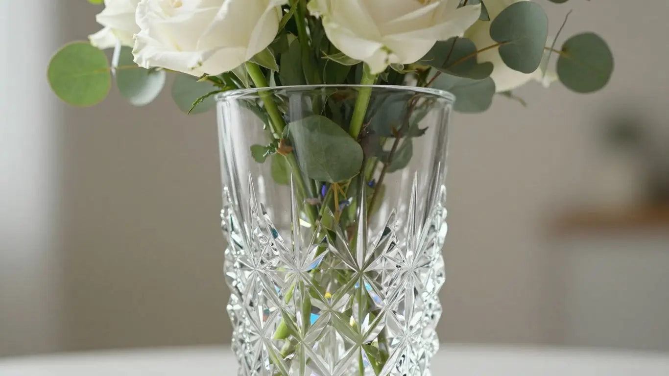 Elevate Your Decor with Exquisite Cut Glass Vases ChandeliersLife®