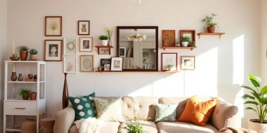 Transform-Your-Space-Cheap-Decorating-Ideas-for-Living-Room-Walls ChandeliersLife®