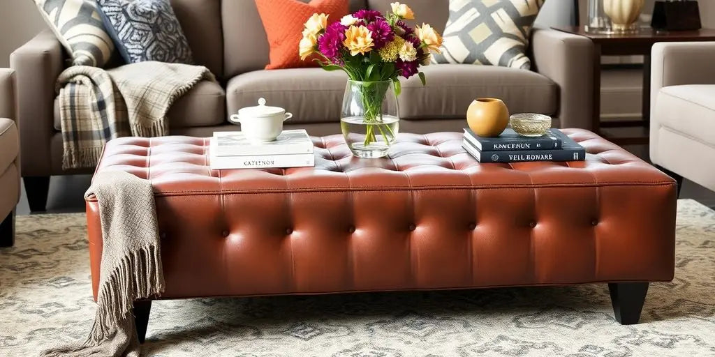 Stylish-and-Functional-The-Ultimate-Guide-to-Leather-Ottoman-Coffee-Tables ChandeliersLife®