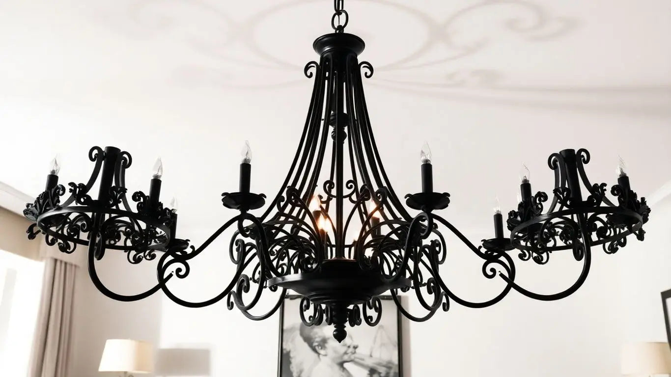 Elevate-Your-Space-with-a-Stunning-Black-Chandelier ChandeliersLife®