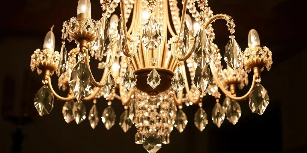 Illuminate-Your-Home-with-a-Stunning-Vintage-Crystal-Chandelier ChandeliersLife®