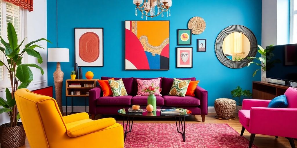 Vibrant home decor ideas for a stylish interior.