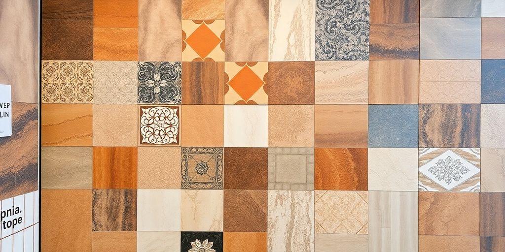 Beautiful tile patterns for floors and walls.