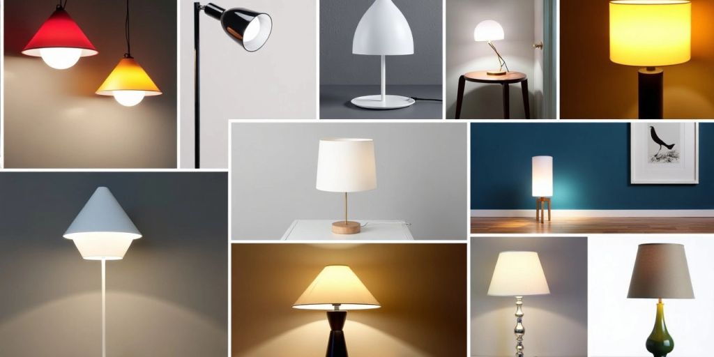 Collage of ten innovative lighting products.