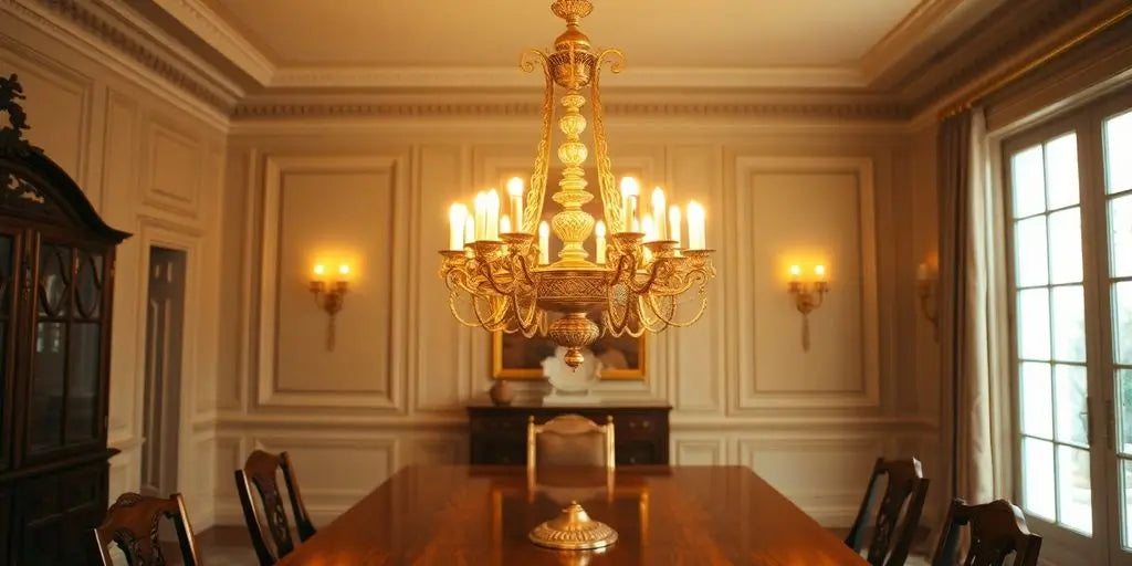 Elevate Your Dining Room with Stunning Brass Chandeliers