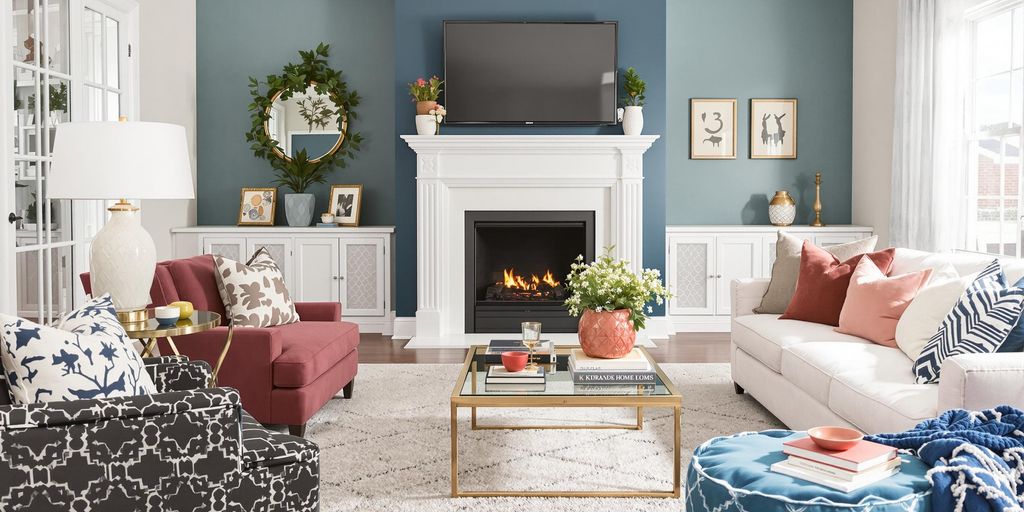 Stylish living room with Kirkland's 2025 home decor.