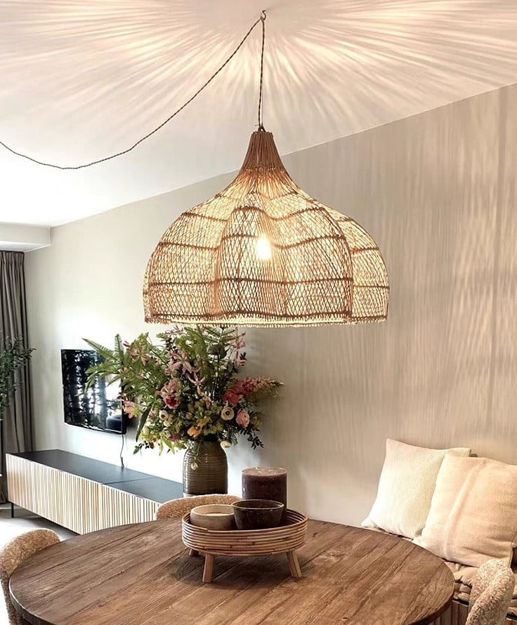 Oriental Petal Rattan Pendant Lights ChandeliersLife®